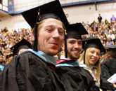 Photo of SUNY Plattsburgh students at commencement